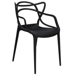 Dizajnová stolička SPRINGOS MATRIX čierna