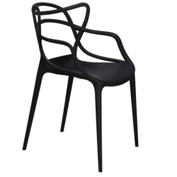 Dizajnová stolička SPRINGOS MATRIX čierna