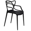 Dizajnová stolička SPRINGOS MATRIX čierna