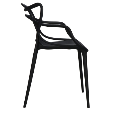 Dizajnová stolička SPRINGOS MATRIX čierna