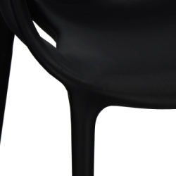 Dizajnová stolička SPRINGOS MATRIX čierna