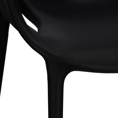 Dizajnová stolička SPRINGOS MATRIX čierna