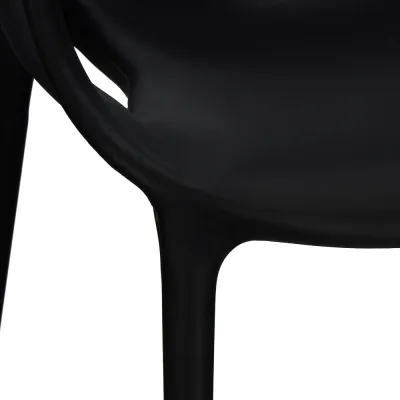 Dizajnová stolička SPRINGOS MATRIX čierna