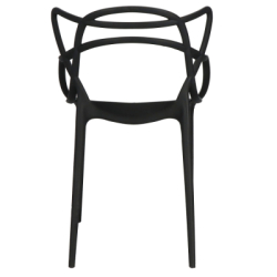 Dizajnová stolička SPRINGOS MATRIX čierna