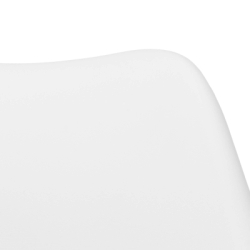 Dizajnová stolička SPRINGOS VERDE DC0020 bielo-čierna