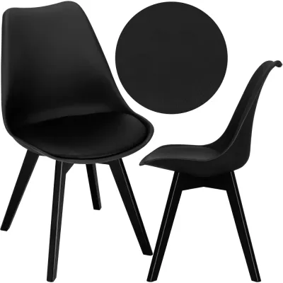 Dizajnová stolička SPRINGOS VERDE DC0021 čierna