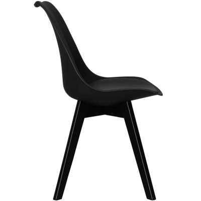 Dizajnová stolička SPRINGOS VERDE DC0021 čierna