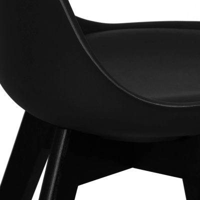 Dizajnová stolička SPRINGOS VERDE DC0021 čierna