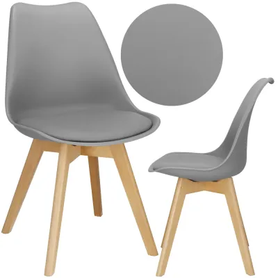 Dizajnová stolička SPRINGOS VERDE DC0017 sivá