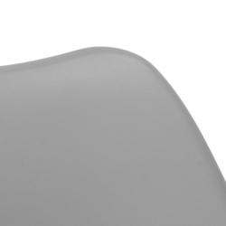 Dizajnová stolička SPRINGOS VERDE DC0017 sivá