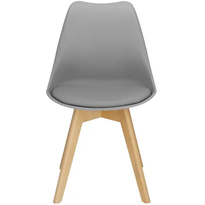 Dizajnová stolička SPRINGOS VERDE DC0017 sivá