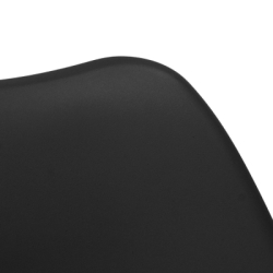 Dizajnová stolička SPRINGOS VERDE DC0015 čierna