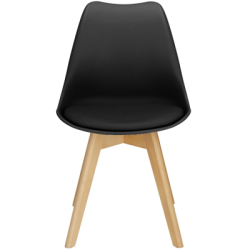 Dizajnová stolička SPRINGOS VERDE DC0015 čierna