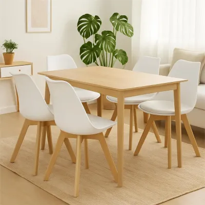 Dizajnová stolička SPRINGOS VERDE DC0016 biela