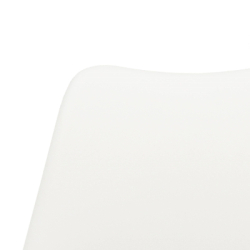 Dizajnová stolička SPRINGOS VERDE DC0018 bielo-čierna