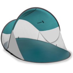 Samorozkladací plážový stan SPRINGOS TEXAS zeleno-sivý