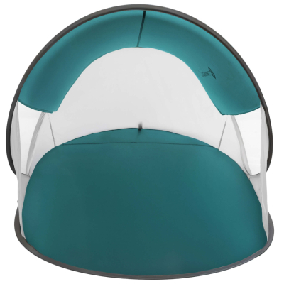 Samorozkladací plážový stan SPRINGOS TEXAS zeleno-sivý