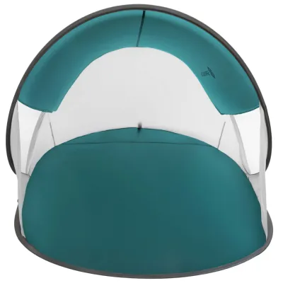 Samorozkladací plážový stan SPRINGOS TEXAS zeleno-sivý