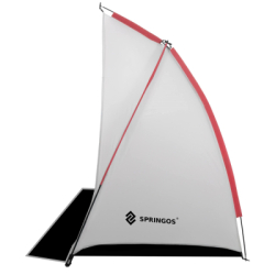 Plážový stan / zástena SPRINGOS LAGO XXL sivý