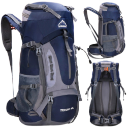 Trekový batoh 60l SPRINGOS WANDER CS0129 tmavo modrý