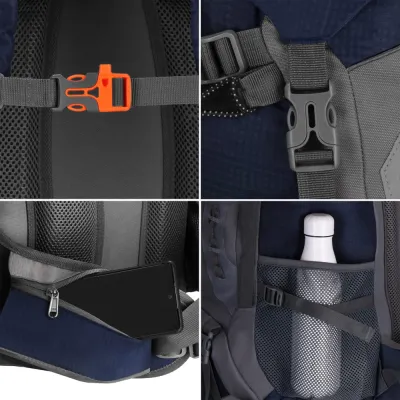 Trekový batoh 60l SPRINGOS WANDER CS0129 tmavo modrý