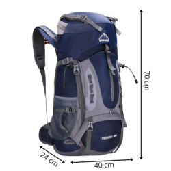 Trekový batoh 60l SPRINGOS WANDER CS0129 tmavo modrý