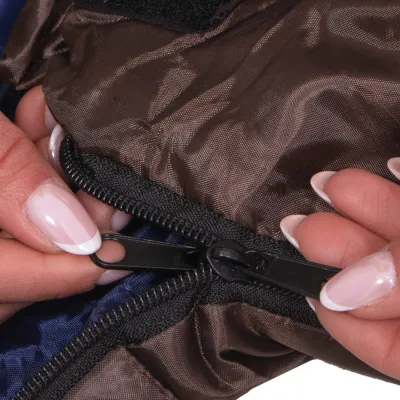 Spací vak 220x80 cm 2v1 SPRINGOS TREVOX hnedý