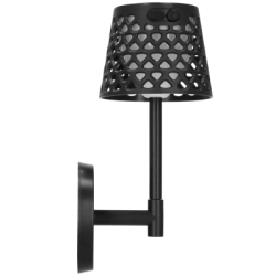 Solárne záhradné / domové osvetlenie SPRINGOS CS0126 čierne