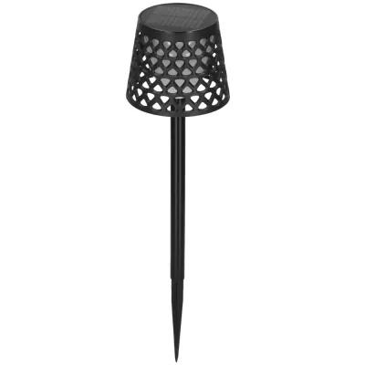 Solárne záhradné / domové osvetlenie SPRINGOS CS0126 čierne