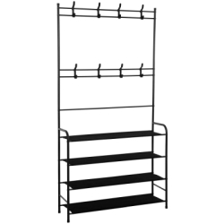 Predsieňová stena s policami SPRINGOS HA7458