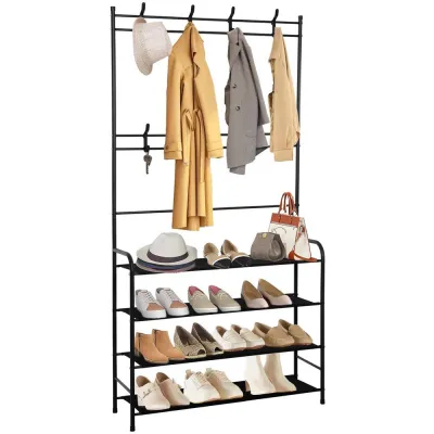 Predsieňová stena s policami SPRINGOS HA7458