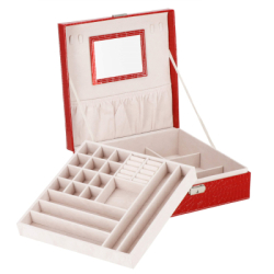 Šperkovnica SPRINGOS AURELIA červená