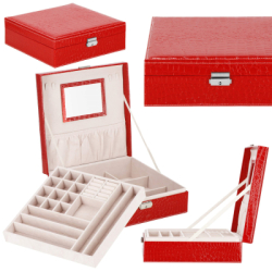 Šperkovnica SPRINGOS AURELIA červená