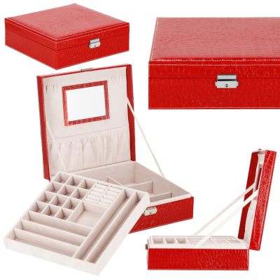 Šperkovnica SPRINGOS AURELIA červená