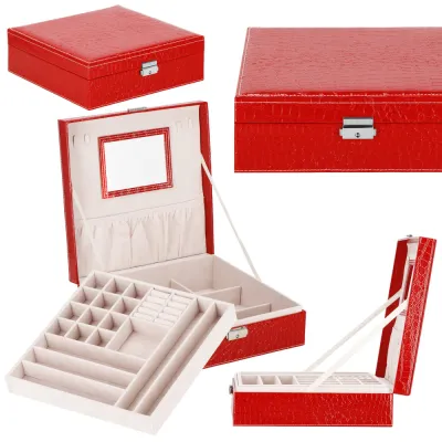 Šperkovnica SPRINGOS AURELIA červená