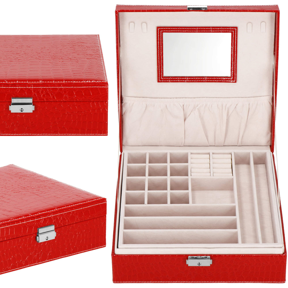 Šperkovnica SPRINGOS AURELIA červená