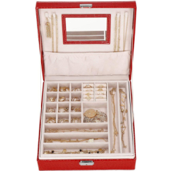 Šperkovnica SPRINGOS AURELIA červená