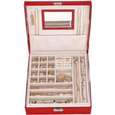 Šperkovnica SPRINGOS AURELIA červená