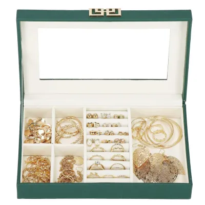 Šperkovnica SPRINGOS ELORY zelená