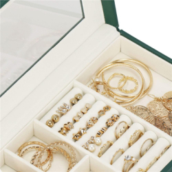 Šperkovnica SPRINGOS ELORY zelená