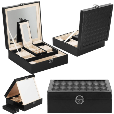 Šperkovnica SPRINGOS NOLITA čierna