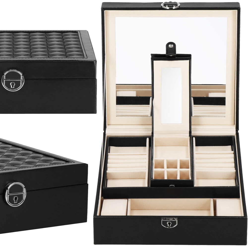 Šperkovnica SPRINGOS NOLITA čierna