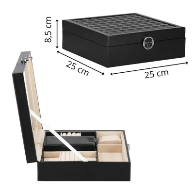 Šperkovnica SPRINGOS NOLITA čierna