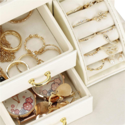 Šperkovnica SPRINGOS CELESTE biela