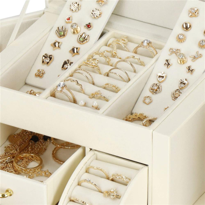 Šperkovnica SPRINGOS CELESTE biela