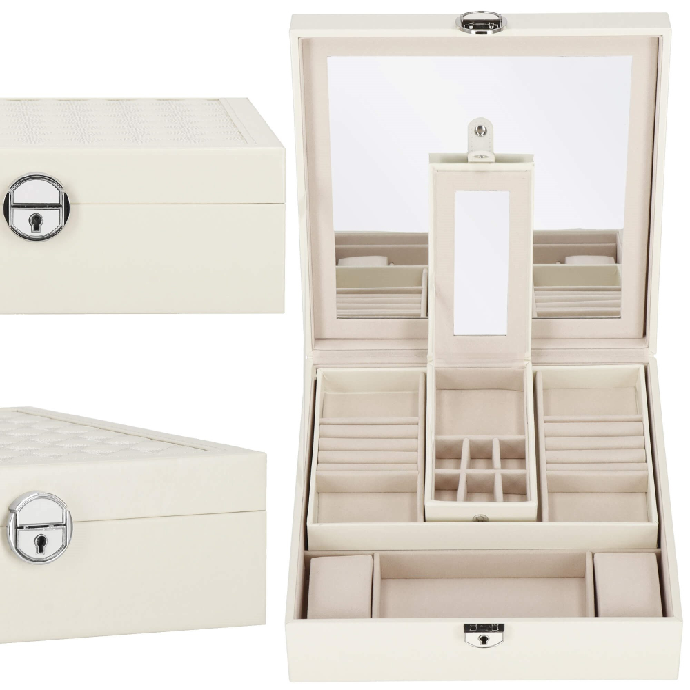 Šperkovnica SPRINGOS NOLITA biela