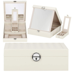 Šperkovnica SPRINGOS NOLITA biela