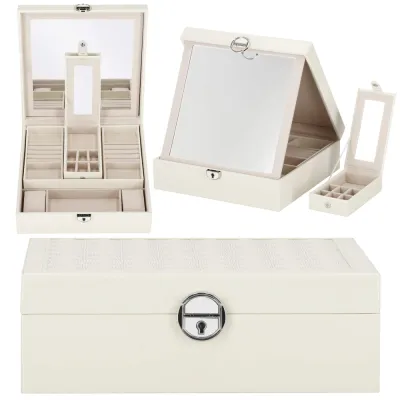 Šperkovnica SPRINGOS NOLITA biela