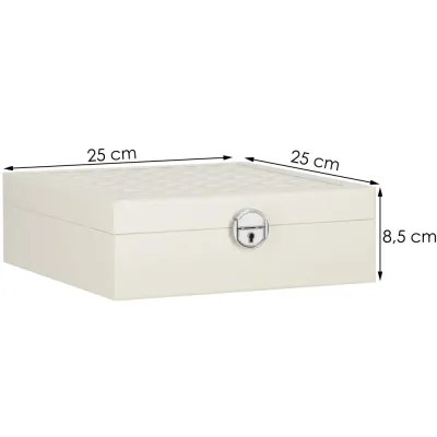 Šperkovnica SPRINGOS NOLITA biela