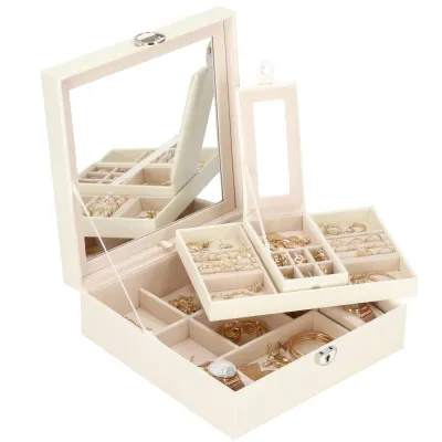 Šperkovnica SPRINGOS NOLITA biela